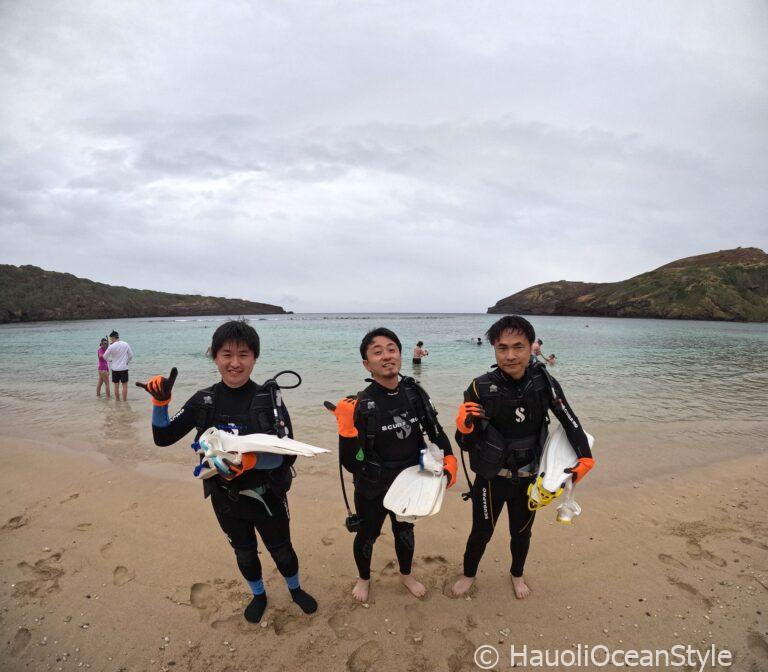 Read more about the article 1日4名限定!ハナウマ湾体験ダイビング!