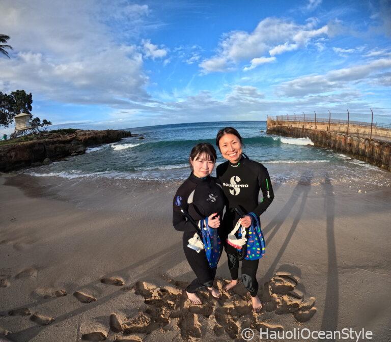 Read more about the article 西オアフの海でスキンダイビングに挑戦!