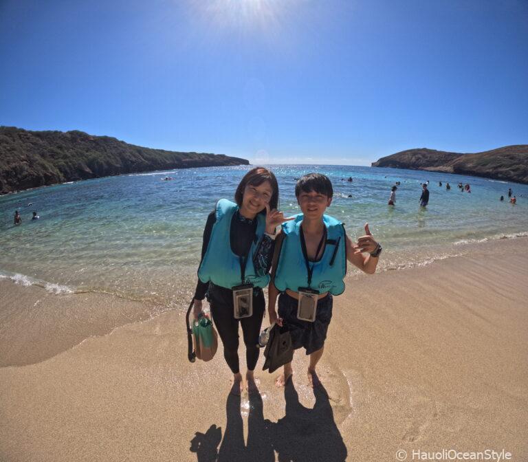 Read more about the article 遅い夏休みはハナウマ湾でシュノーケリング体験!