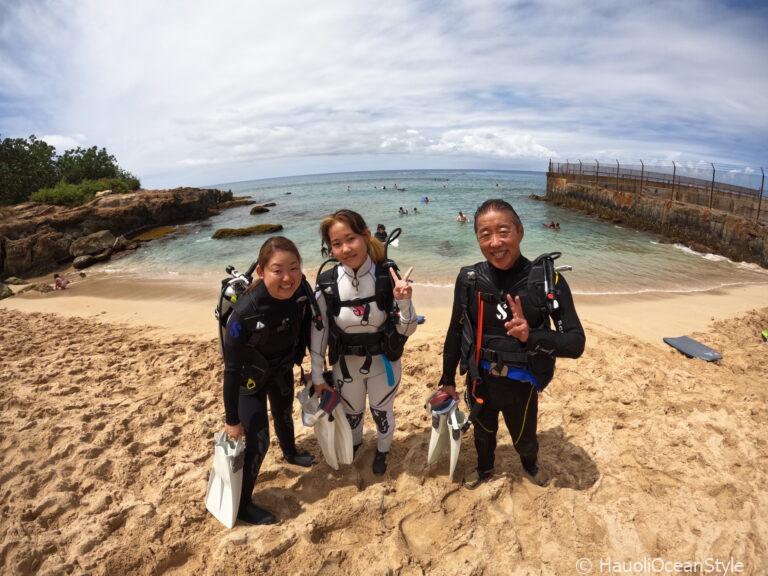 Read more about the article ハワイ在住家族の春休み!親子で体験ダイビング!