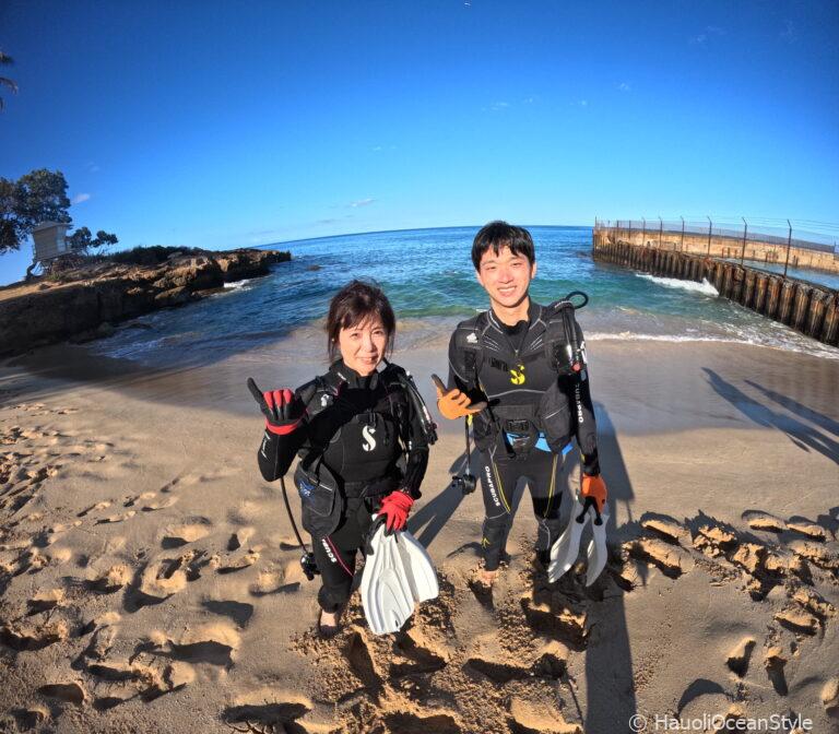 Read more about the article 初めてのスキューバダイビングはハワイ西オアフの海がおすすめ!