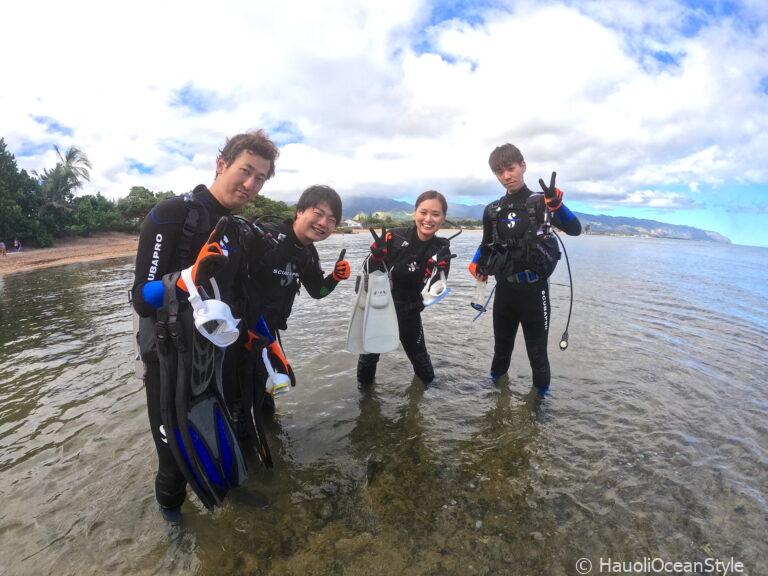 Read more about the article ハワイ・ノースショアで体験ダイビングに挑戦!