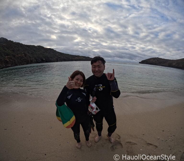 Read more about the article 貸切だから安心!ハナウマ湾で初シュノーケリングに挑戦!