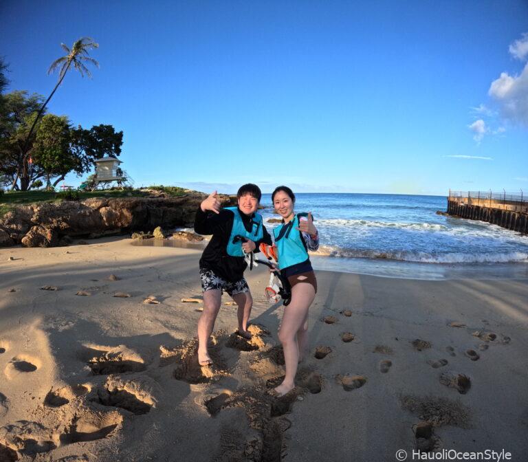 Read more about the article ハワイに来たら西オアフの海でスキンダイビング!