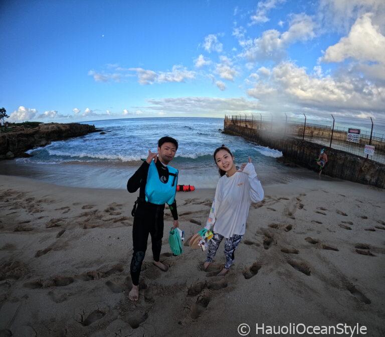 Read more about the article ハワイに来たら西オアフの海でイルカとスキンダイビング!