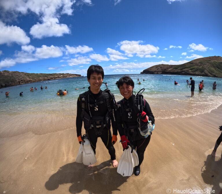 Read more about the article ライセンス保持者にもおすすめ!ハナウマ湾でファンダイビング!