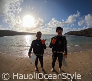 Read more about the article 久々のハワイダイビングはハナウマ湾でリフレッシュダイビング!