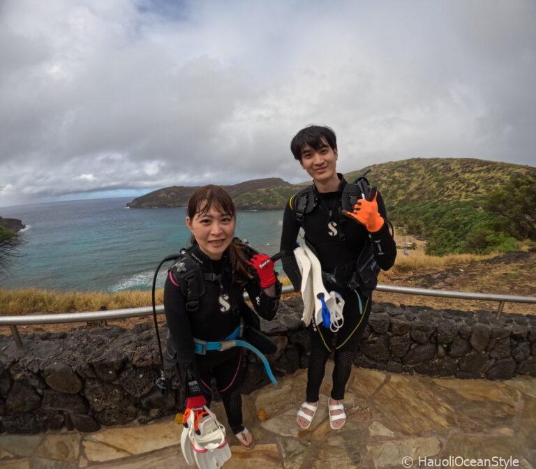 Read more about the article ハワイ・ハネムーン定番!ハナウマ湾で体験ダイビング!