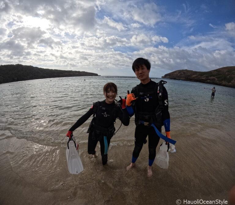 Read more about the article 初ダイビングはハナウマ湾で体験ダイビングがおすすめ!