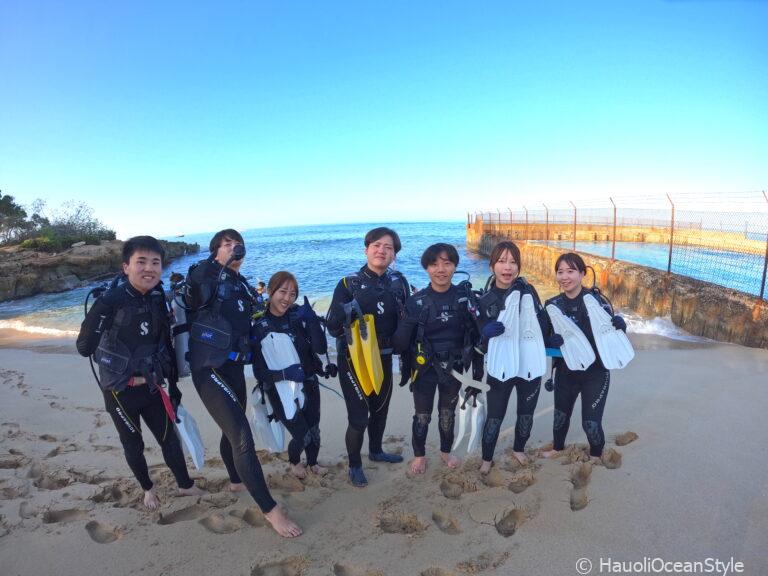 Read more about the article みんなでワイワイ!西オアフ貸切りスキューバダイビング!