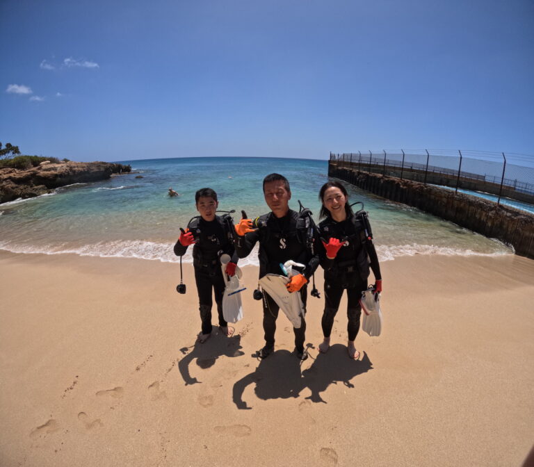 Read more about the article お子様の初ダイビングはハワイ・西オアフの海で！
