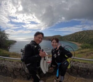 Read more about the article ハワイハネムーンはハナウマ湾で体験ダイビングがお勧め！