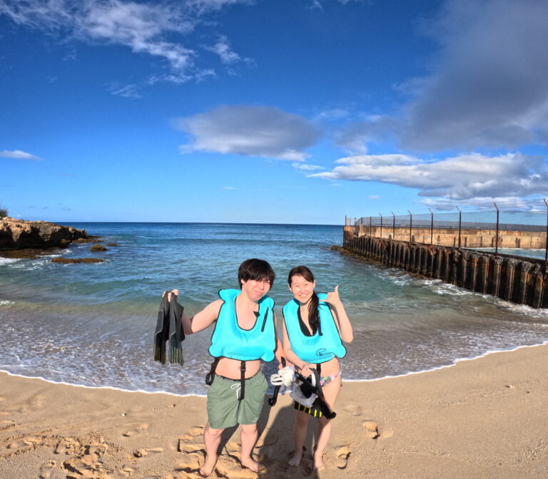 Read more about the article ハワイで結婚式を終えたら、西オアフの海でシュノーケリング！